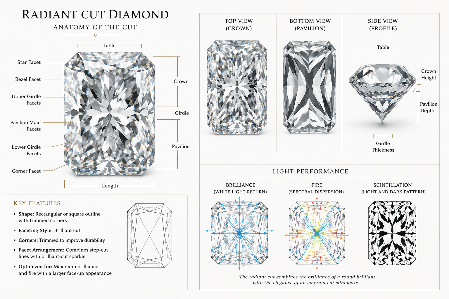 Radiant Cut Diamond Radiant Cut Diamond